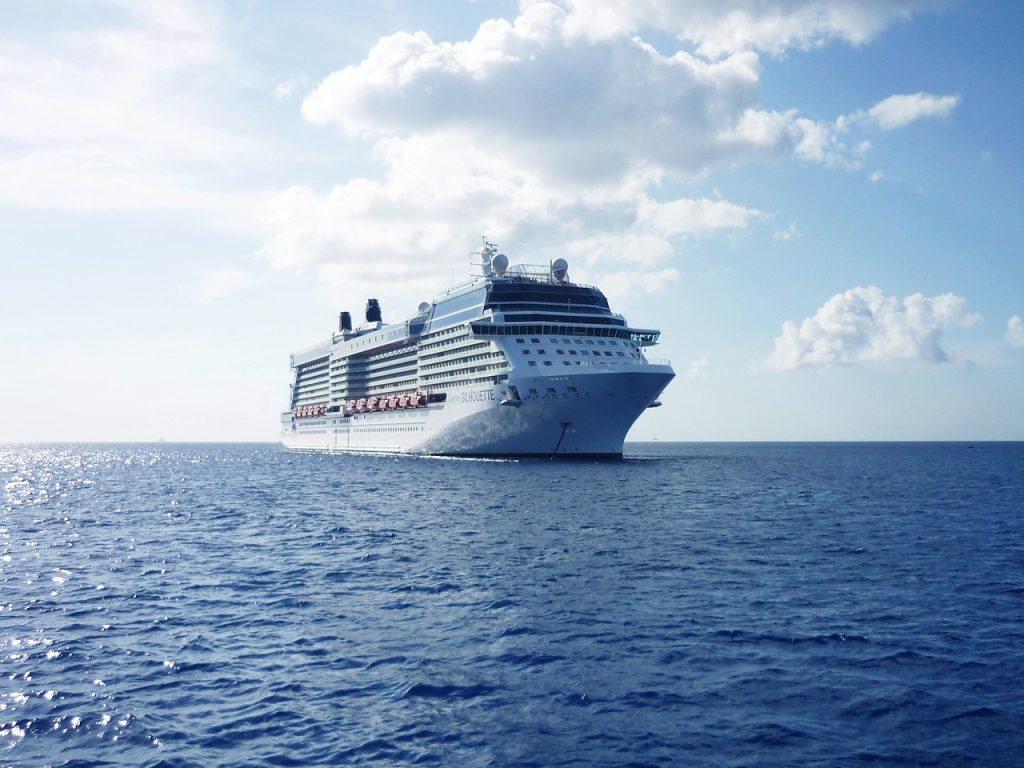 cruise ship, ship, cruise, vacations, sea, water, cruises, on lake, maritime, to travel, summer, recreation, luxury, by the sea, nature, caribbean, upscale, sun